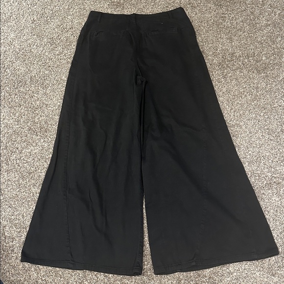 Free People Light as Spring Pleated High Rise Wide Leg Slouchy Trouser Pants - Picture 6 of 7